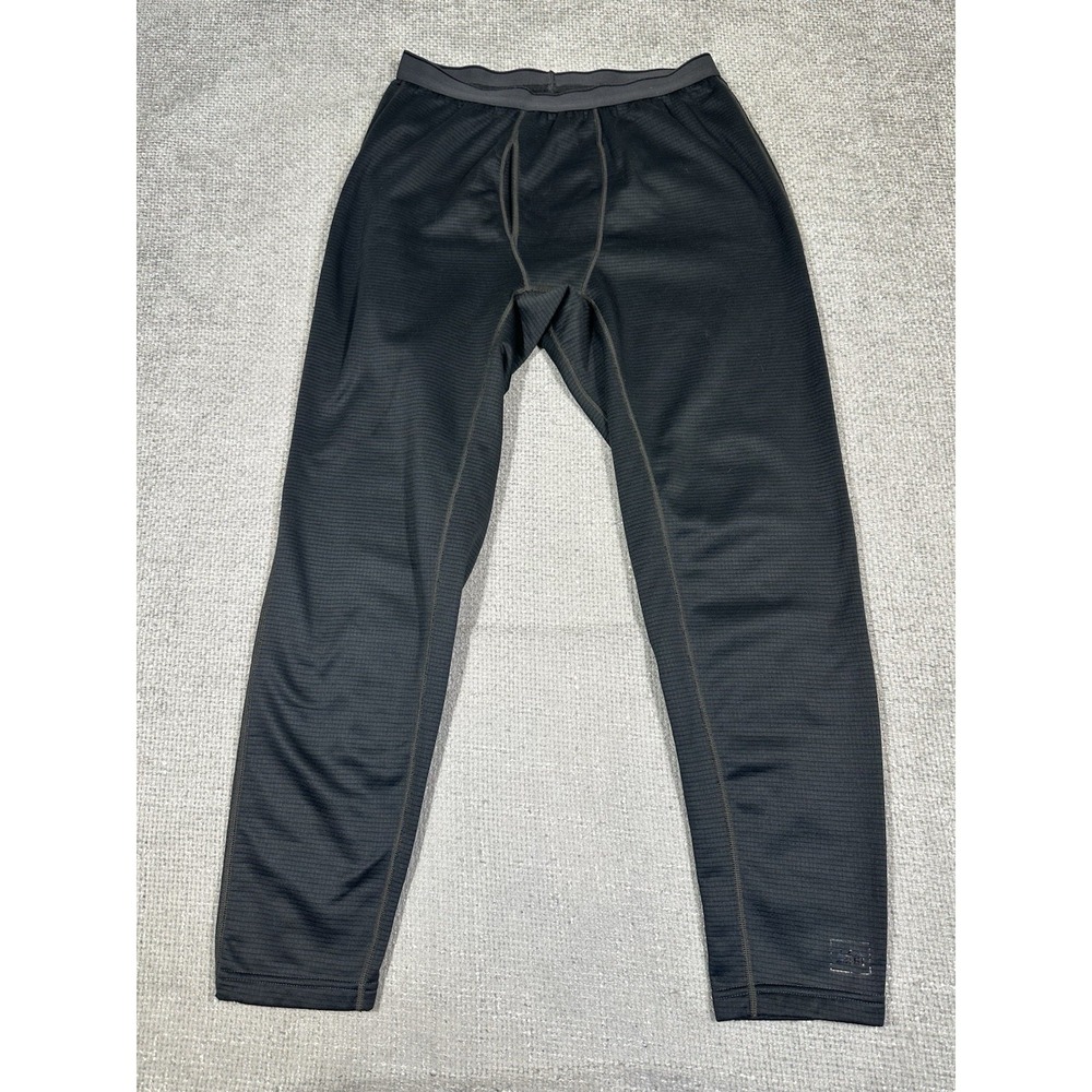 REI Polartec Baselayer Pants Mens Large Gray Thermal Outdoor Hiking Read